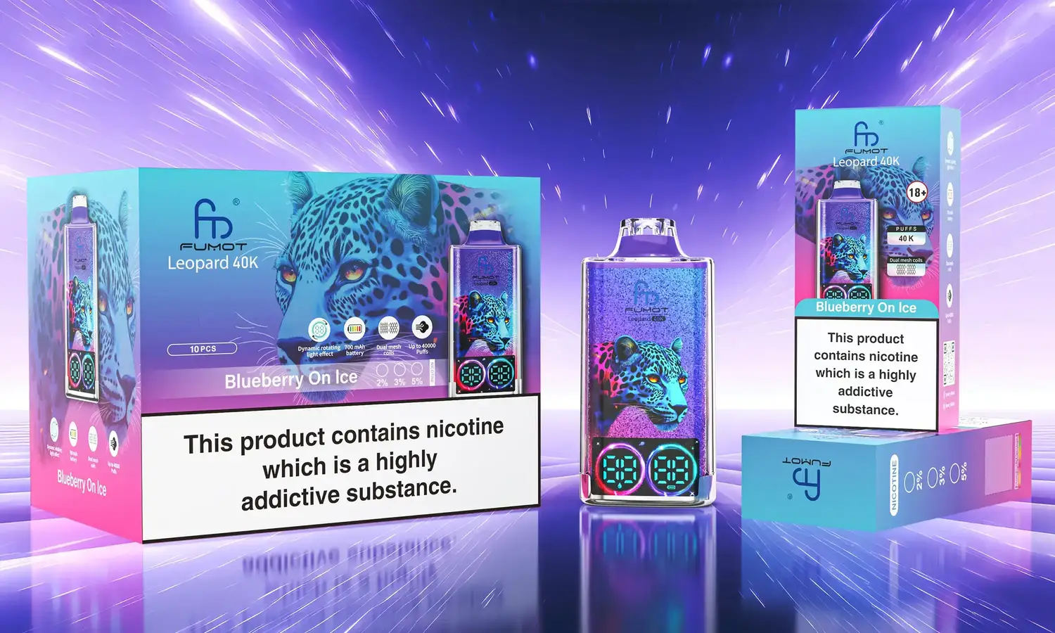 Fumot Vape 40000 Puffs - Side View